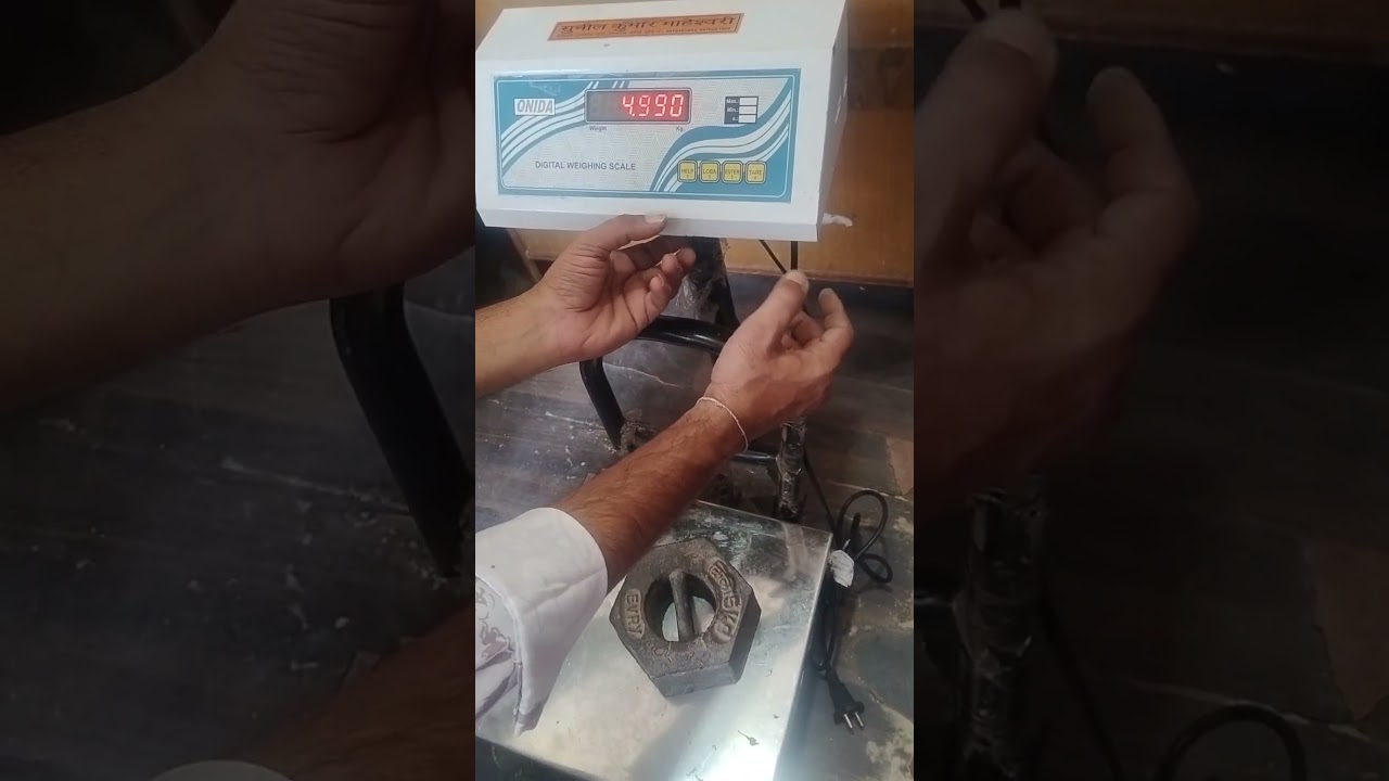 HOW TO CALIBRATE 50/100/200KG PLATFORM DIGITAL WEIGHT SCALE