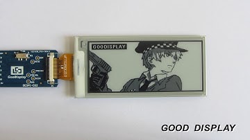 2.9 inch e-paper display partial refresh UC8151D