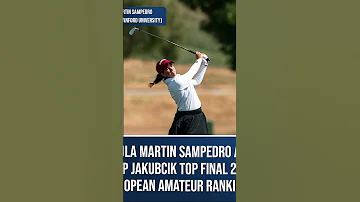 Paula Martin Sampedro And Filip Jakubcik Top Final 2025 European Amateur Rankings 