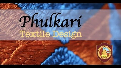 Textile Design Portfolio, "Phulkari" by Maria Albert