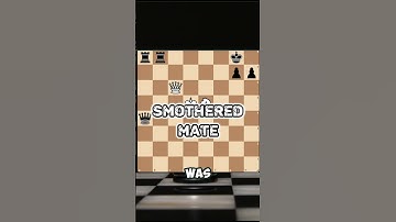 Smothered Mate. #chess #chessnerd #brilliantmove