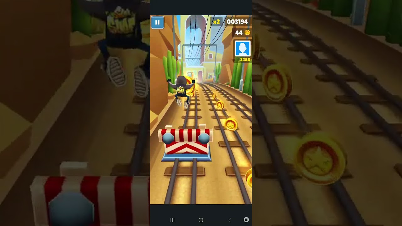 The Train Clip Glitch In Subway Surfers This Glitch Is Only Useful In No Coin Challenges!