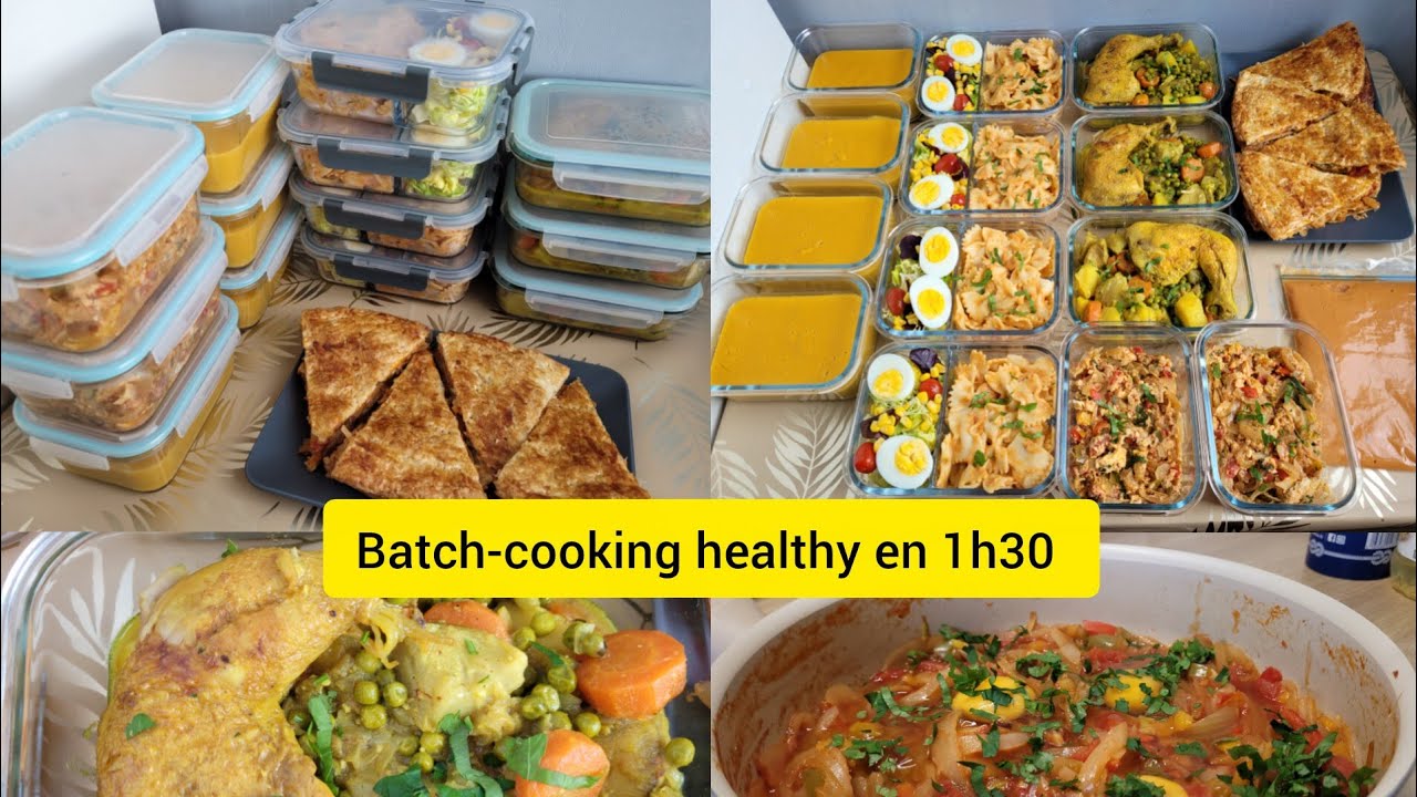 Batch-cooking petit budget 