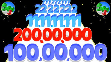 Number Master run 🏃🏻 and merge 🆚 Roll crowd 2048 Gameplay new level 99999 part 20