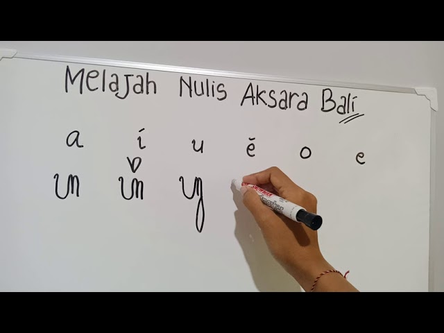 Melajah Nulis Aksara Bali Youtube Melajah Nulis Aksara Bali Youtube