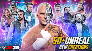 🔥 50+ AEW Creations for the BEST Universe in WWE 2K26!