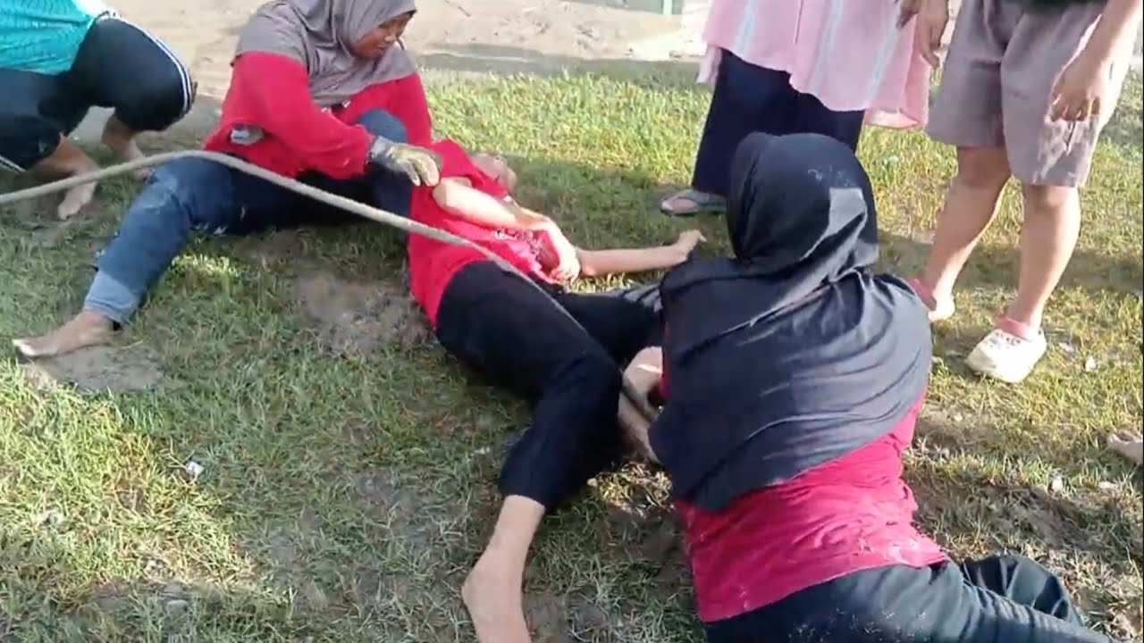 Part5 hampir pingsan dn dibuat kuwalahan .mode brthan trlalu lama  akibatny tim mbak Maya tepar smua