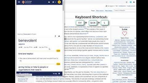 In browser dictionary chrome extension - QD (Cambridge Dictionary lookup)