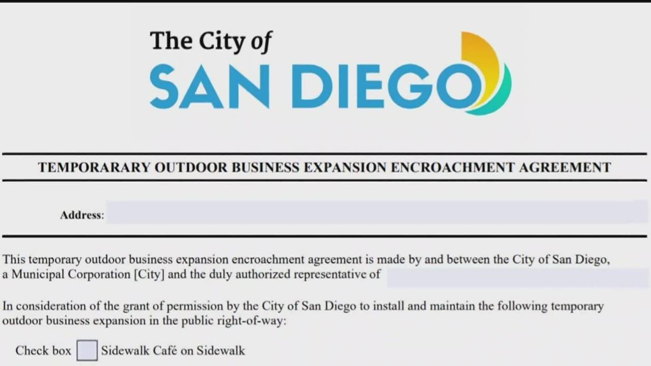 San Diego businesses with proper permit can operate outdoors until July 2022