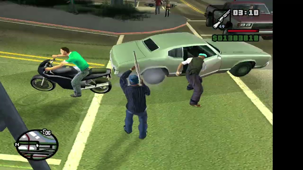 Mano quase R4ubei o Carro da Policia de San Fierro Vey kkkkkkkkkkkk