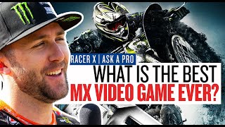 Ask a Pro: What is the BEST MX & Supercross Video Game? Tomac, Anderson, Lawrence, Mcadoo & More screenshot 1