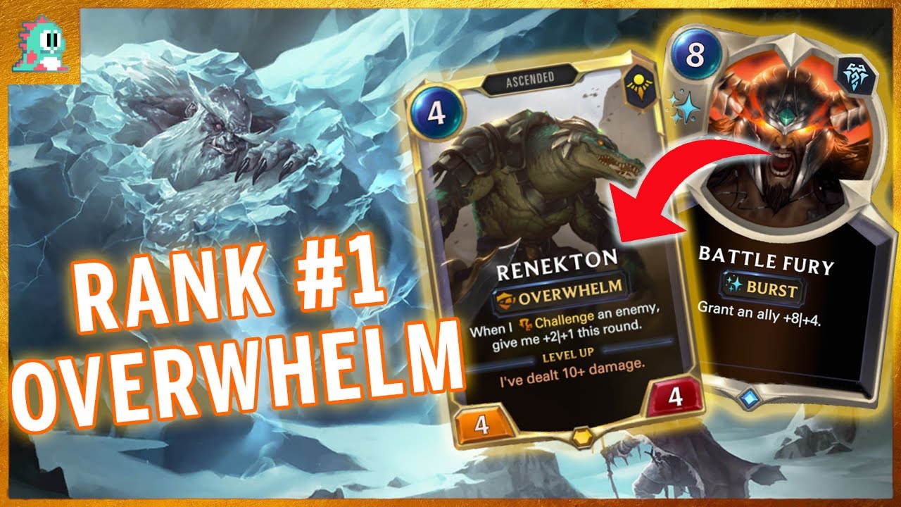 #1 Masters Overwhelm RENEKTON/SIVIR Freljord | Deck Guide + Gameplay| Legends of Runeterra Decks LoR