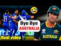 "Bye Bye Australia..”🤣 well played Afghanistan 🫡| Afg into the semi final ✅ Aus ❌