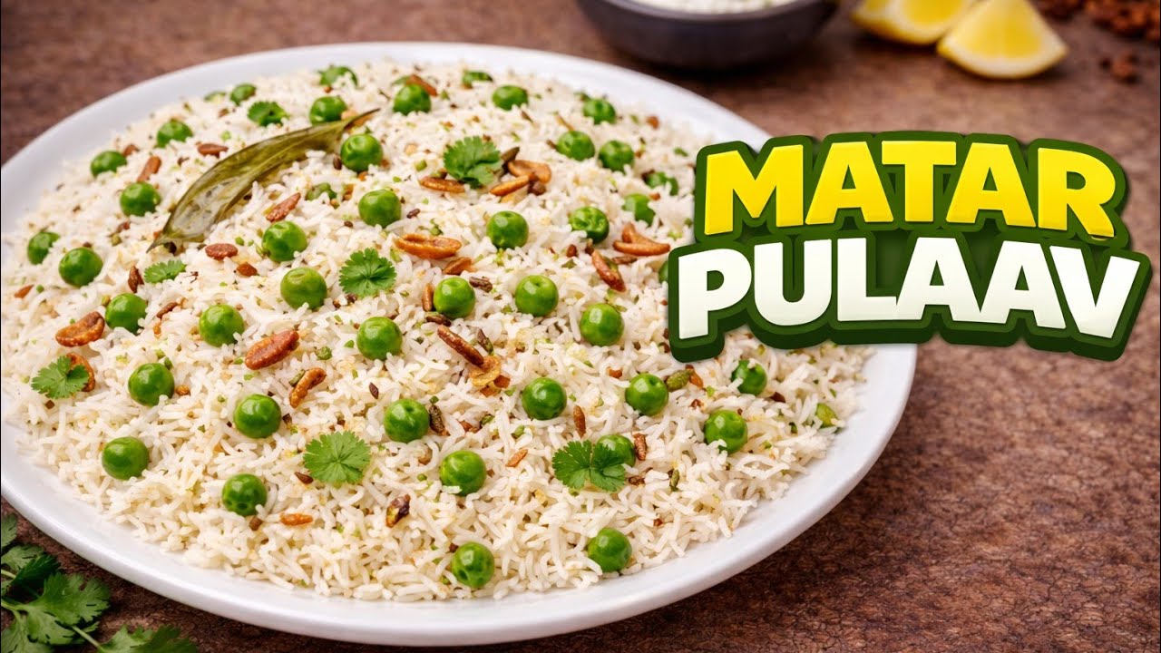 Hara matar ka pullao | shardiyo main khane wala pullao