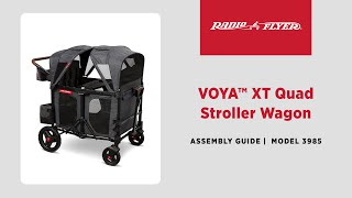 Voya™ XT Quad Stroller Wagon Assembly Video | Radio Flyer by Radio Flyer 543 views 4 months ago 6 minutes, 49 seconds