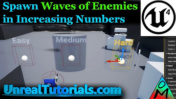 UE4 Tutorial | Spawn Waves of Enemies in Increasing Numbers