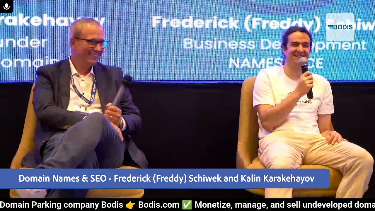 Discussion Panel: Domain Names & SEO - Frederick Schiwek, Namespace & Kalin Karakehayov, SEO.domains