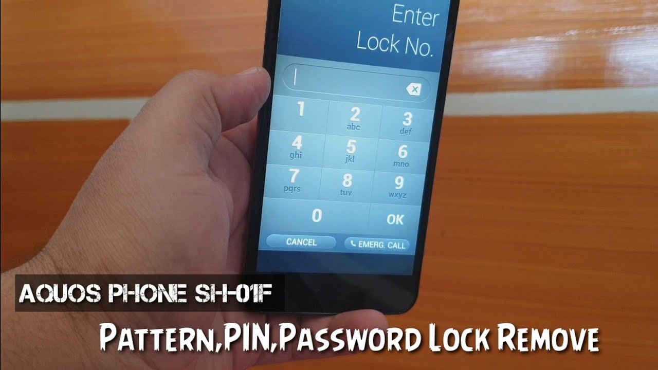 Aqous Phone SH-01F [PIN Lock][Pattern Lock][Password Lock][HardReset] by APPS WORLD