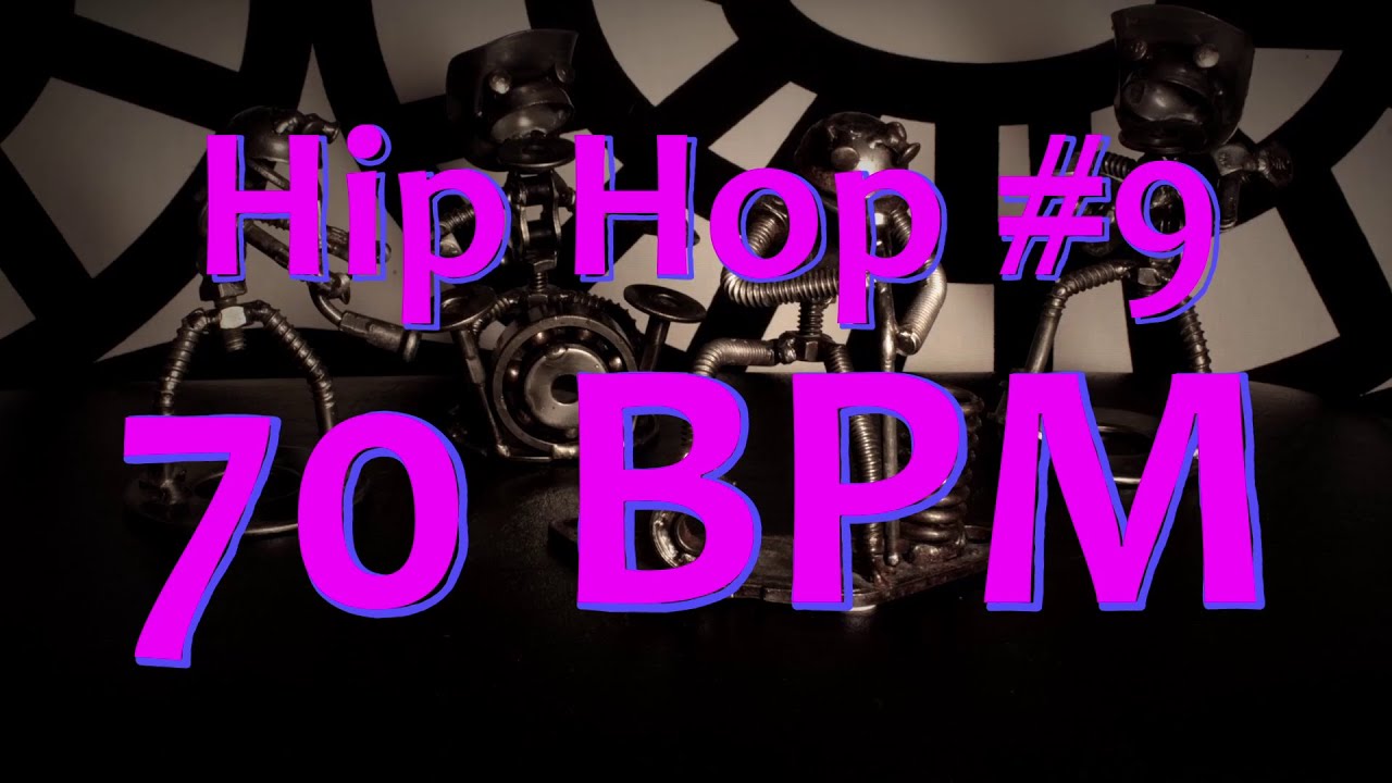70 BPM Hip Hop 9 4/4 Drum Beat Drum Track YouTube