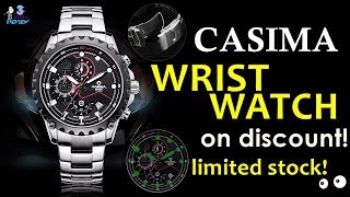 CASIMA sports wrist watches Review. Most Insane Wristwatch 2019.  Men's Fashionable wrist watches.⌚