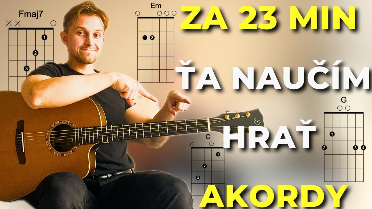 Ako sa naučiť hrať AKORDY na gitare
