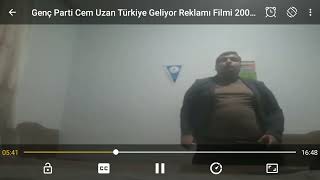 Genç Parti Cem Uzan Türkiye Geliyor Reklamı Filmi Doğukan Efe Çarpanalı 2002