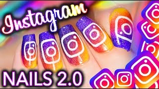 Instagram UPDATE 2.0 Nail Art! And I improved it