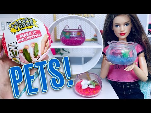 All New!!! MGA Mini Verse lifestyle Surprise balls - Barbie doll PETS!!! 