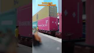 Indian Railways Double Stack Container Model Train | #shorts  #indianrailways #trainvideo
