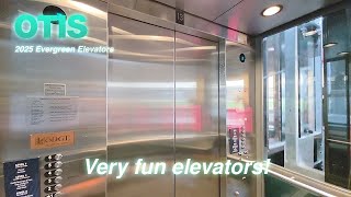 Fun 2000 OTIS GEM Traction Elevators | The Lodge | Bellevue, WA.