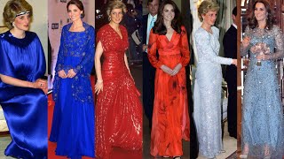 princess Kate Middleton's Looked With Princess Diana Beautiful in Royale Family Dresses