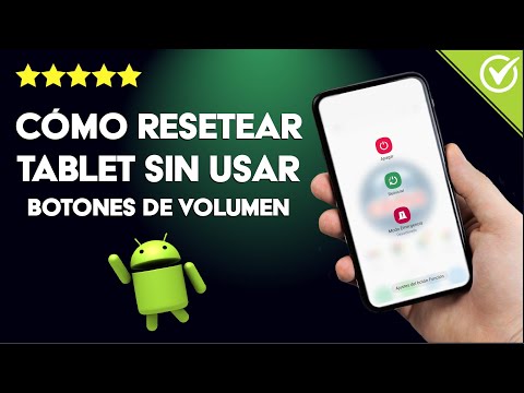 ¿Cómo resetear mi TABLET sin usar los botones de volumen?