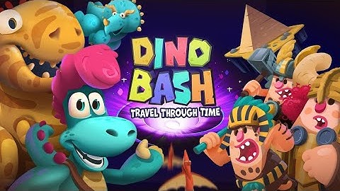 Dino Bash : Travel Through Time | Gameplay Walkthrough (iOS, Android)