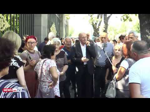 Արցախցիների ակցիան՝ ԱԺ–ի դիմաց