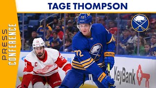 Tage Thompson Has a 6-Point Night for Sabres vs. Red Wings