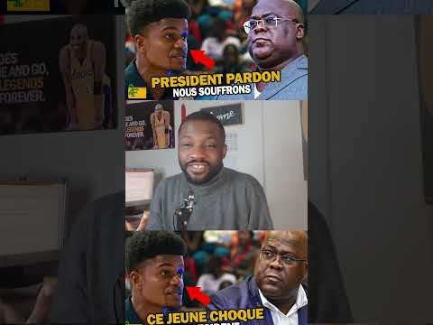 Tshisekedi Faces A Determined Young Man From Kinshasa His Expression Says It All Kinshasa Tre