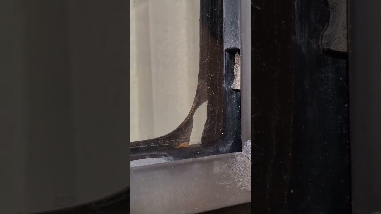 Broken window seals on dual pane windows needs replacement to prevent water damage.