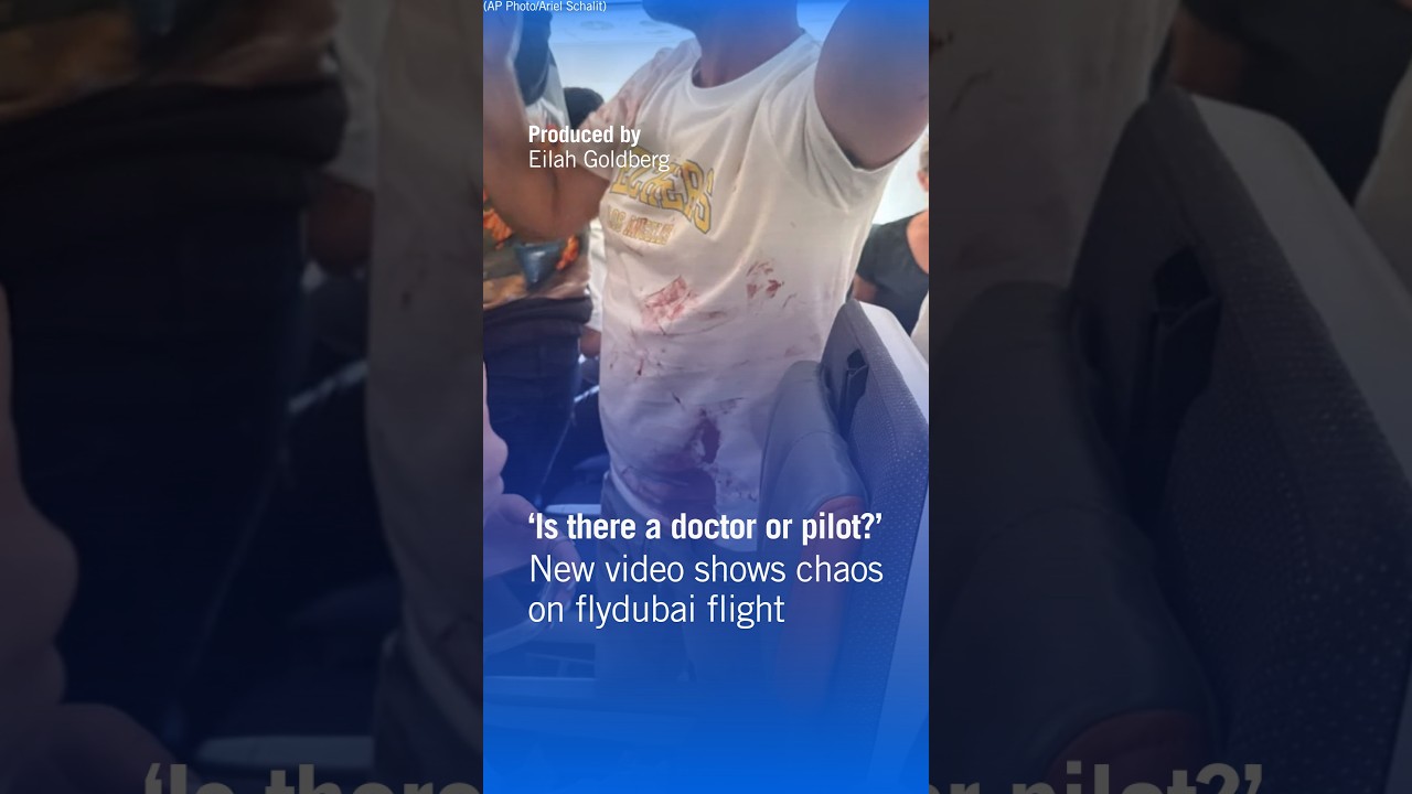 ‘Is there a doctor or pilot?’: New video shows chaos on flydubai flight