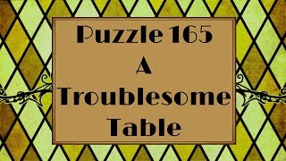 Professor Layton and the Azran Legacy - Puzzle 165: A Troublesome Table screenshot 5