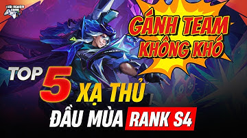 Top 5 Tướng Xạ Thủ Leo Rank Đầu Mùa S4 2025 – Gánh Team Không Khó !