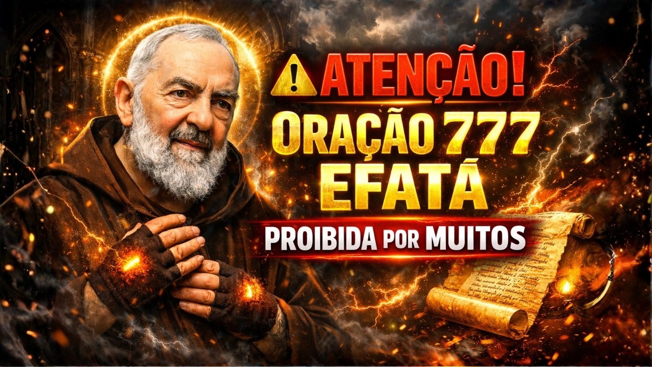 ATENÇÃO: A ORAÇÃO 777 EFATÁ DE PADRE PIO (PROIBIDA POR MUITOS) — REZE AGORA