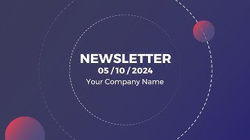 Free Video Newsletter Template (Customizable) - FlexClip