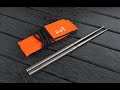 Titaner Titanium Chopticks with Hidden Toothpick, Portable Tableware for Eating Outside