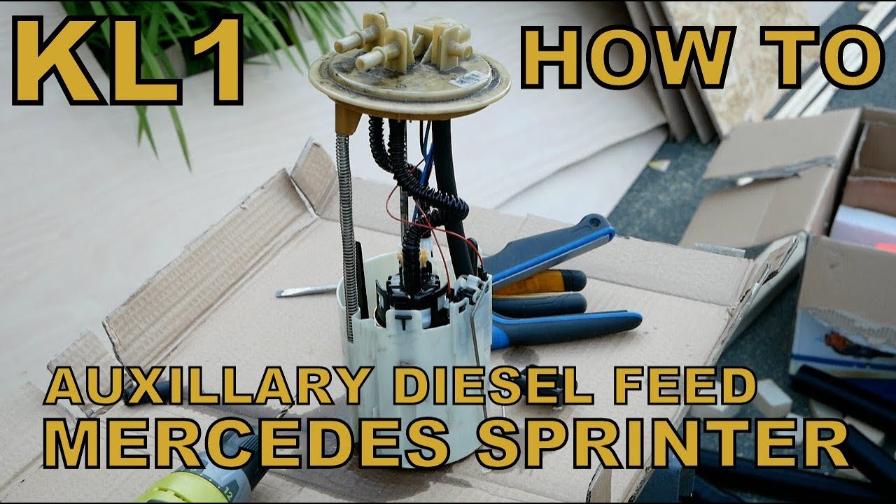 How To Sprinter fuel tank diesel pickup (KL1 Auxillary diesel feed
