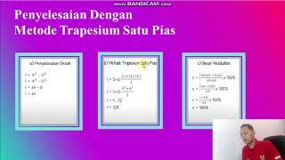 METODE TRAPESIUM SATU PIAS DAN BANYAK PIAS