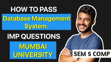 Database Management System Important Questions | How To Pass DBMS | Sem 4 Computer