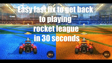 How to fix rocket league detecting your controller as player 2