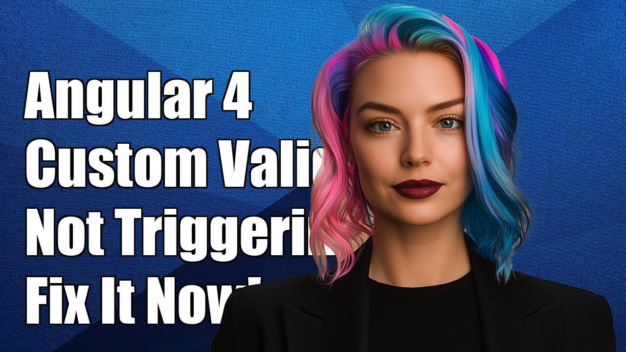 Руководство по устранению неполадок: Пользовательский валидатор Angular 4 не срабатывает