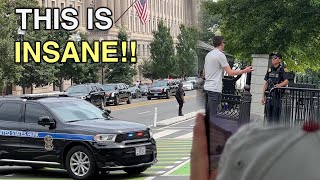 We Saw President Joe Biden and Secret Service was NOT Happy!!