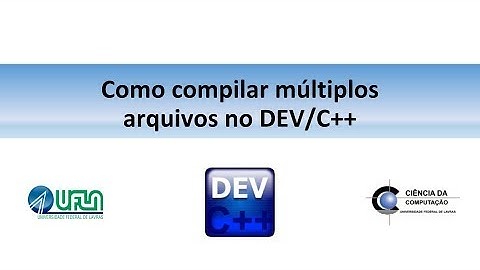 Compilando múltiplos arquivos no DEV/C++
